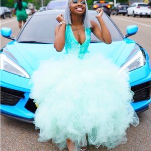 ‼️CUSTOM PROM DRESS AND MATCHING SHOES FOR SALE‼️ Both in Excellent Condition